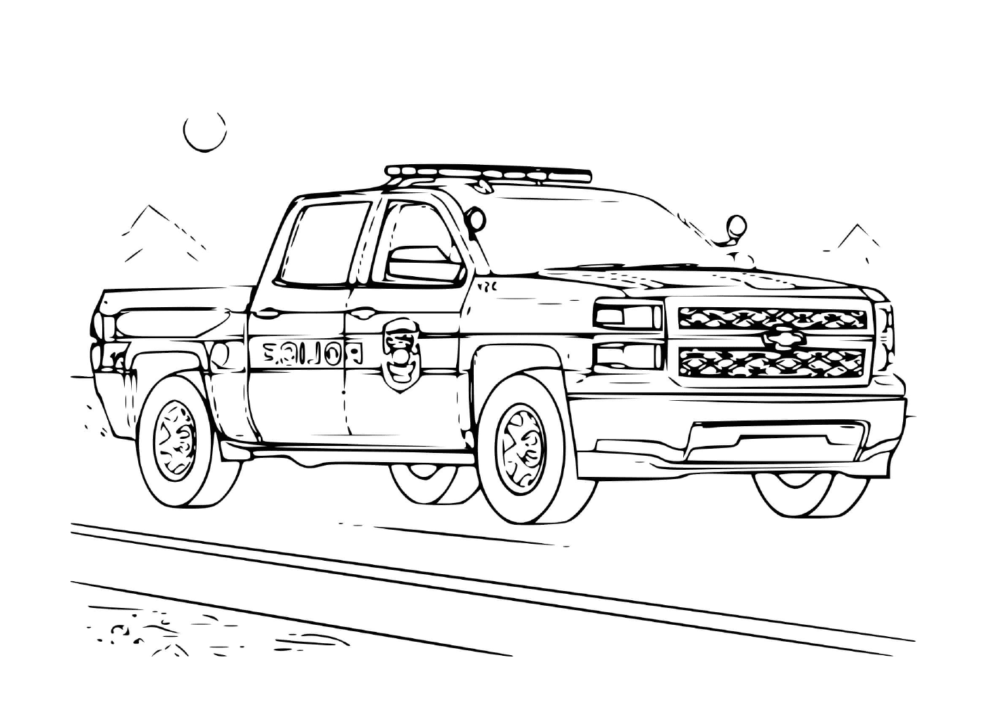  Off-road police vehicle 