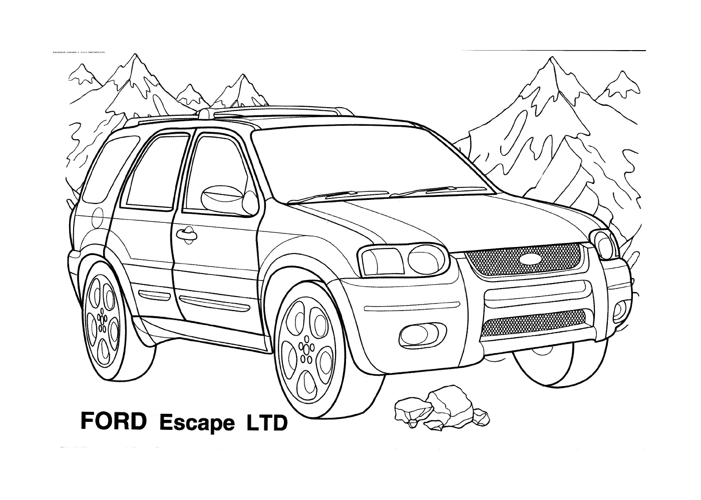  Ford Escape LTD en las montañas 