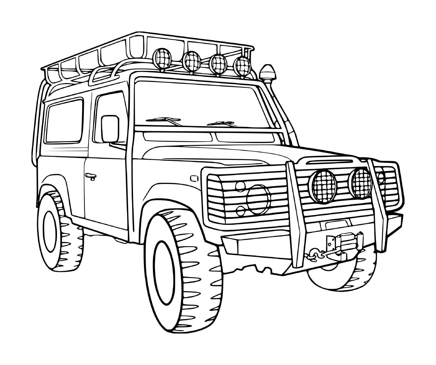  Jeep potente y robusto 
