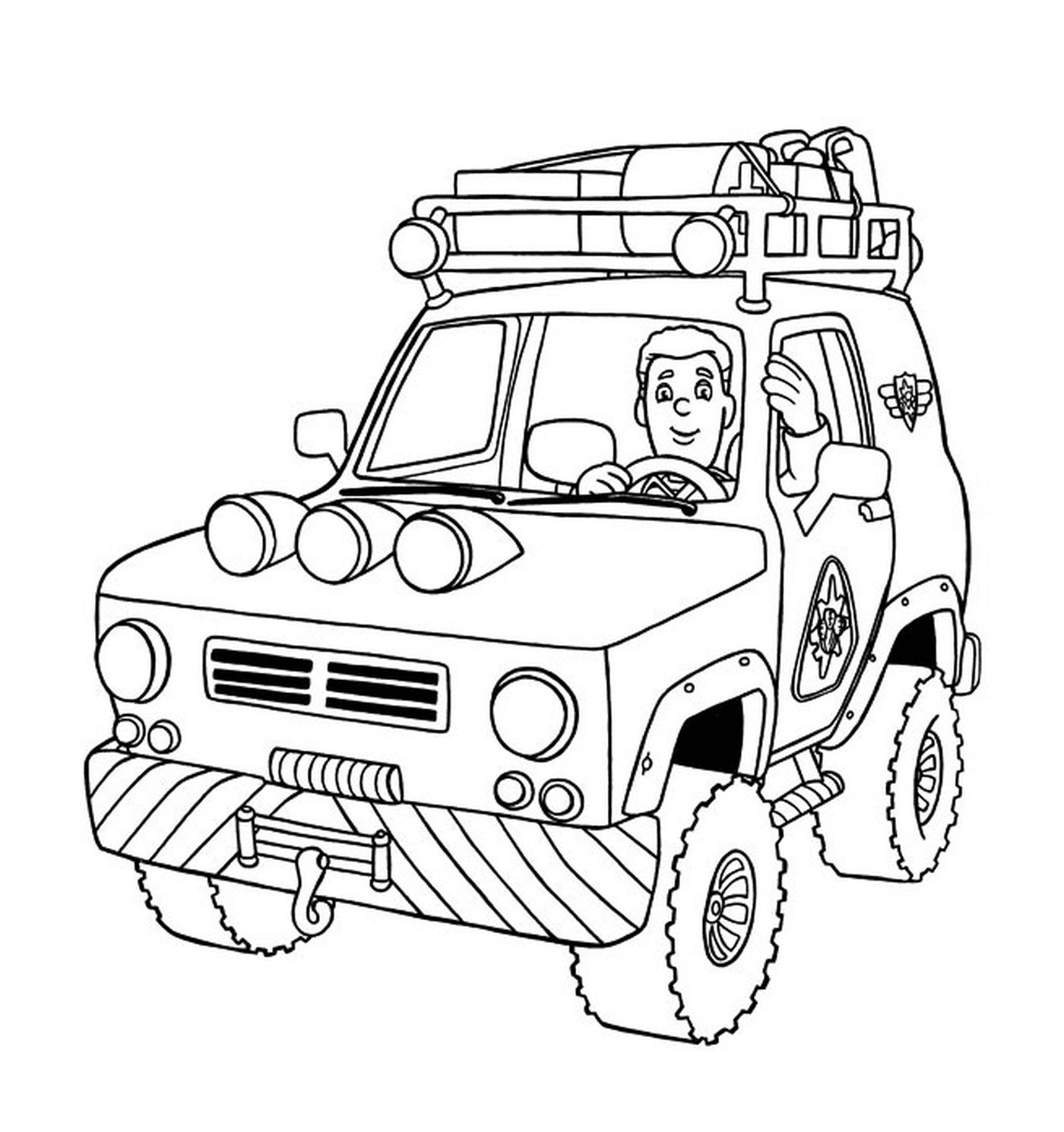  All-terrain fire truck 