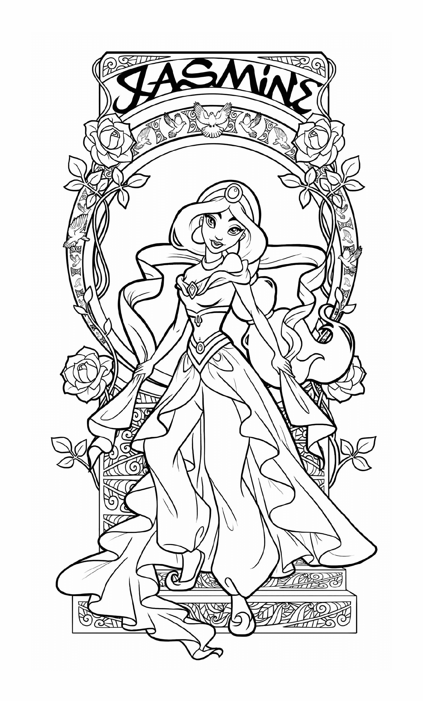  Jasmine from Aladdin, Disney's adult princess 
