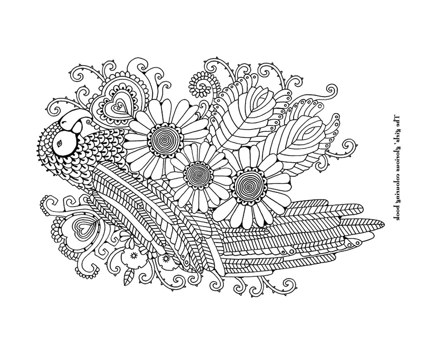  Un arreglo floral con hidromasajes 