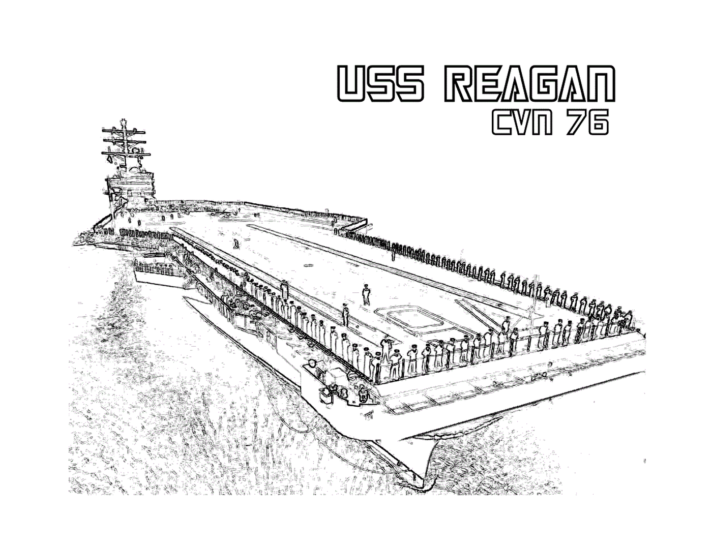  The USS Reagan CVN-70 