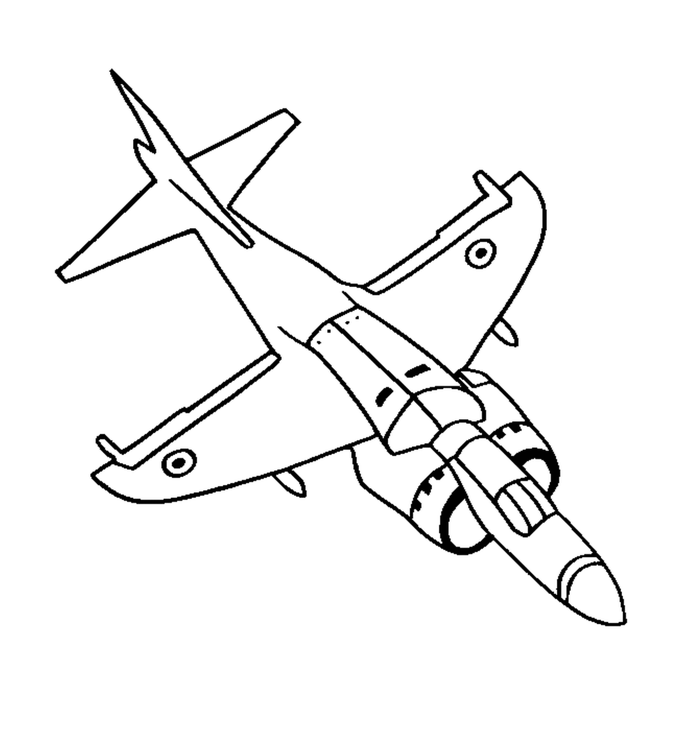  Ein Kampfflugzeug 