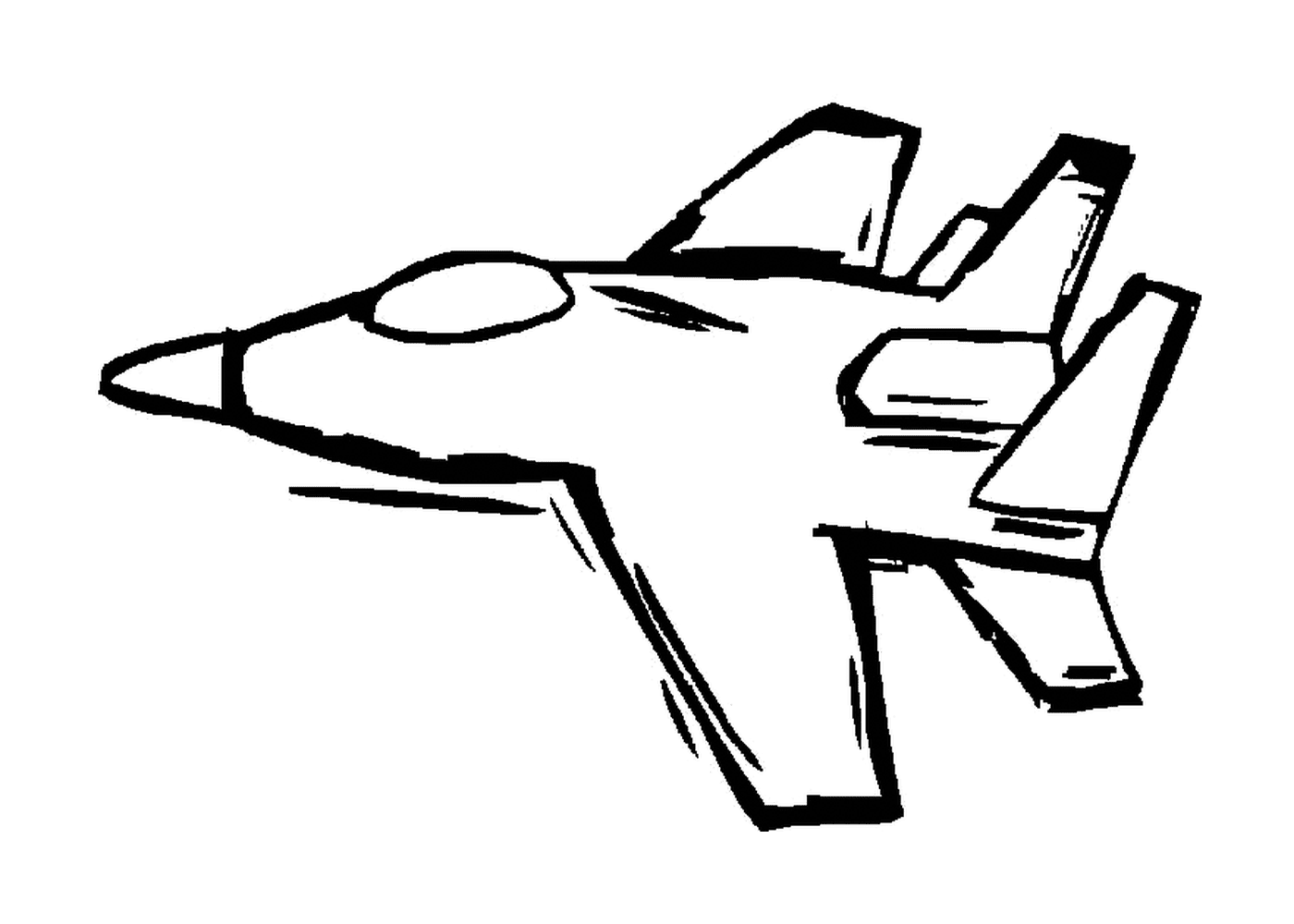  Ein Kampfflugzeug 