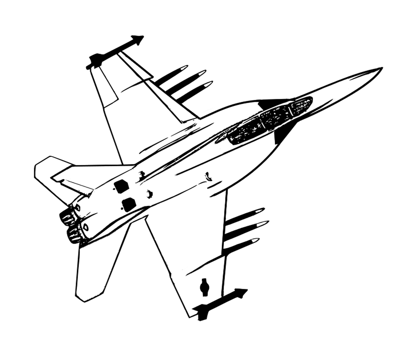  Un aereo da combattimento 