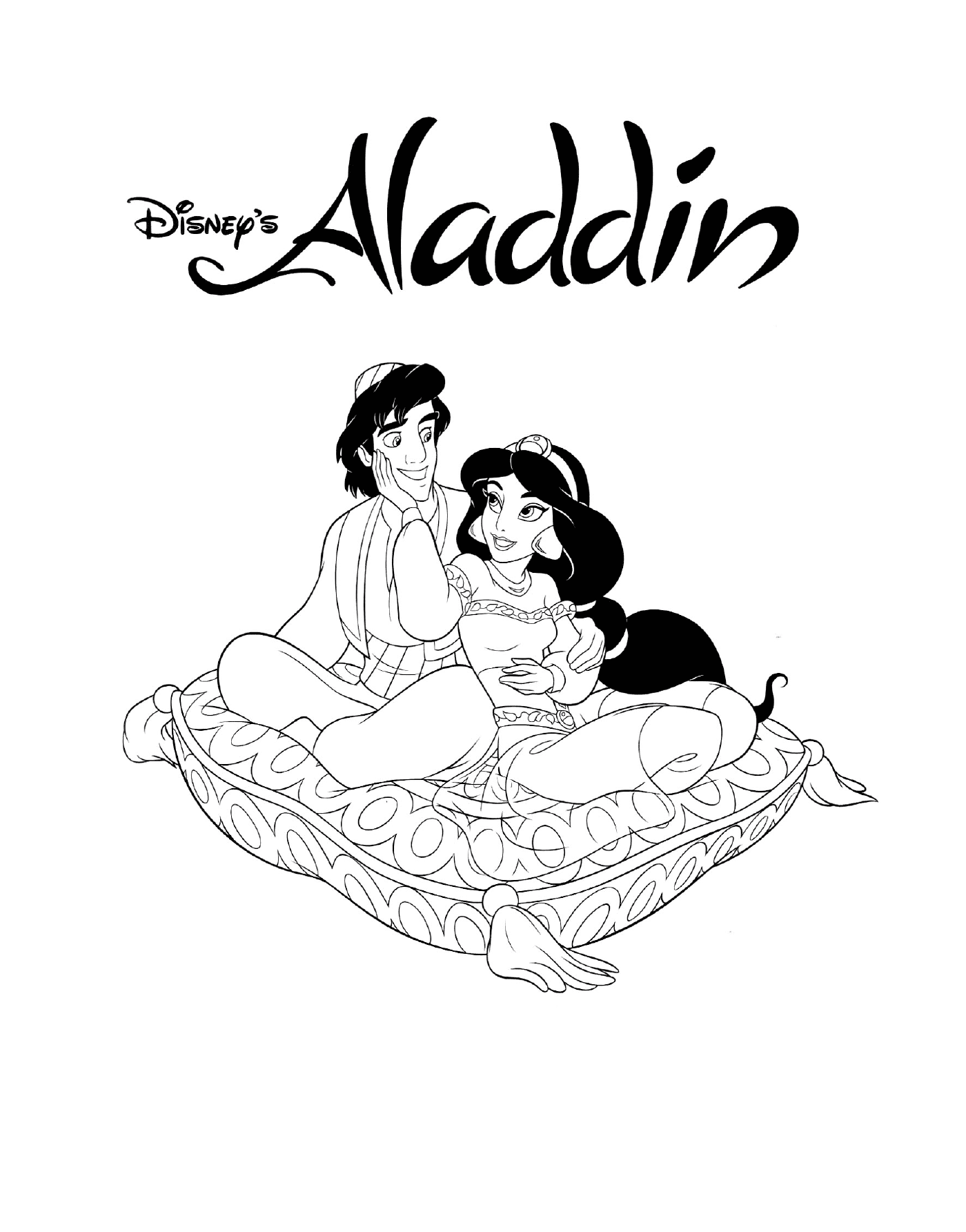  Aladdin and Jasmine 