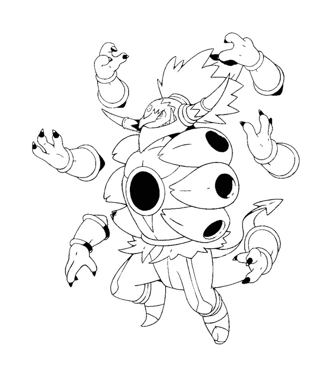  Hoopa Scattered, drawing 
