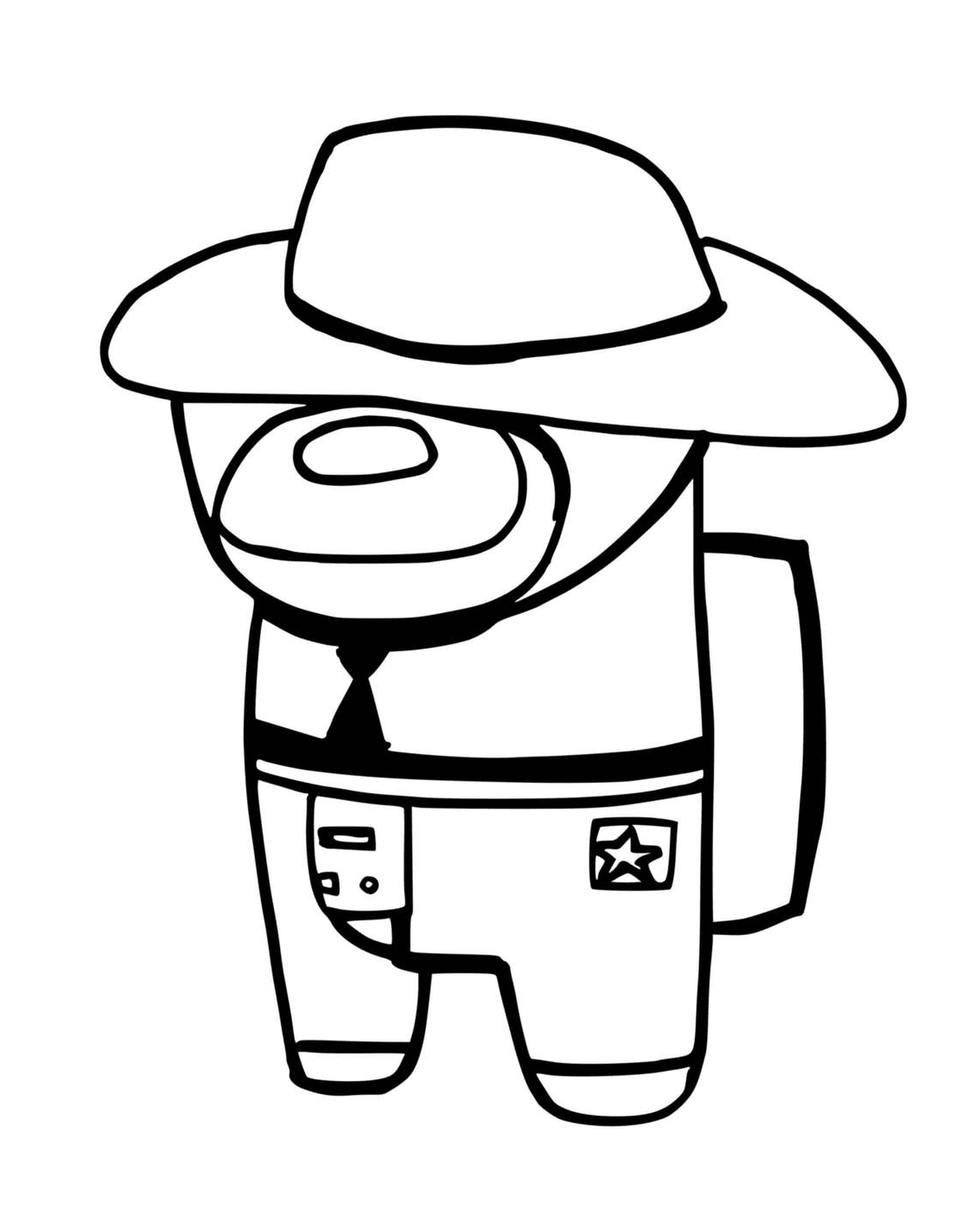  man wearing a cowboy hat 