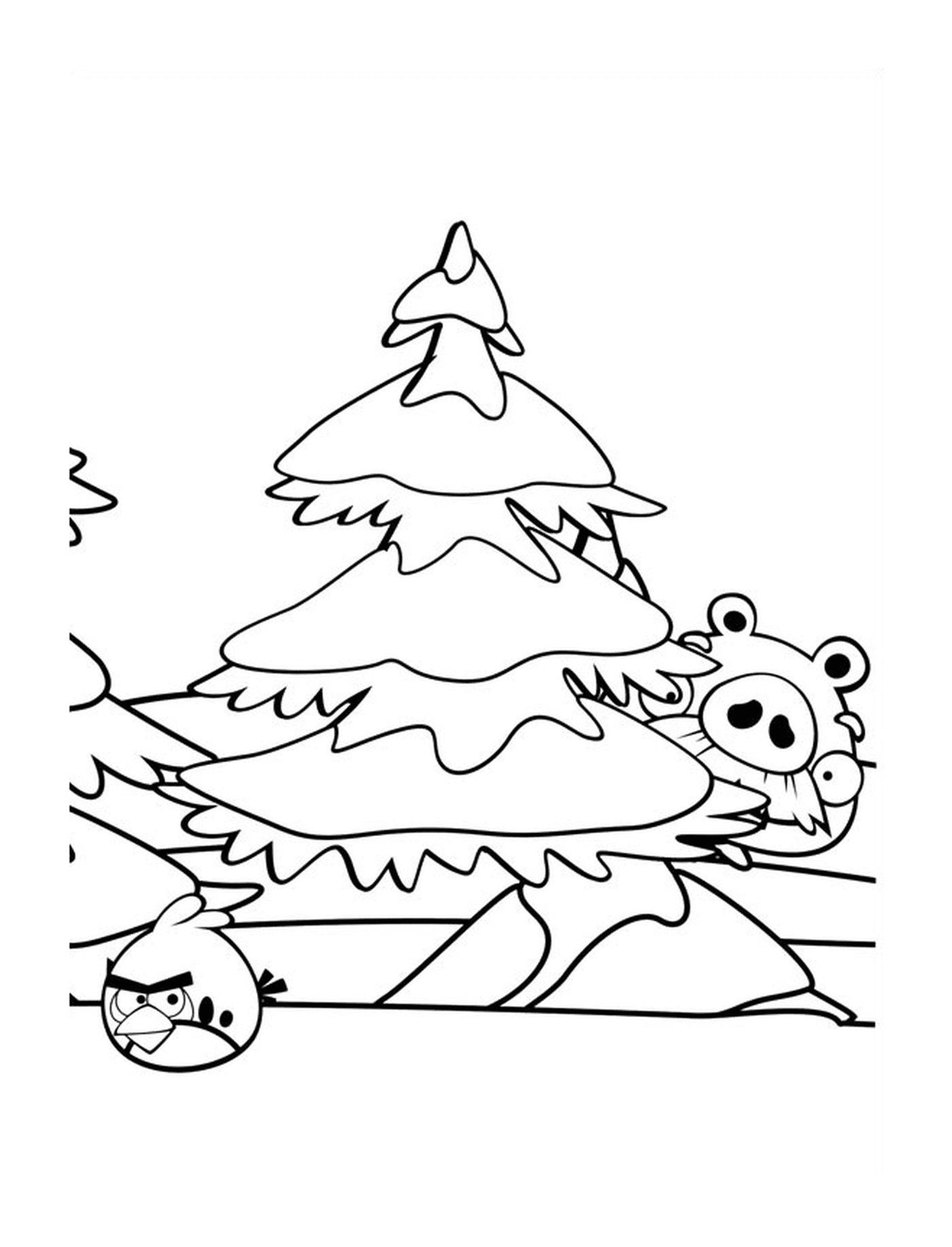  Angry Birds Christmas tree 