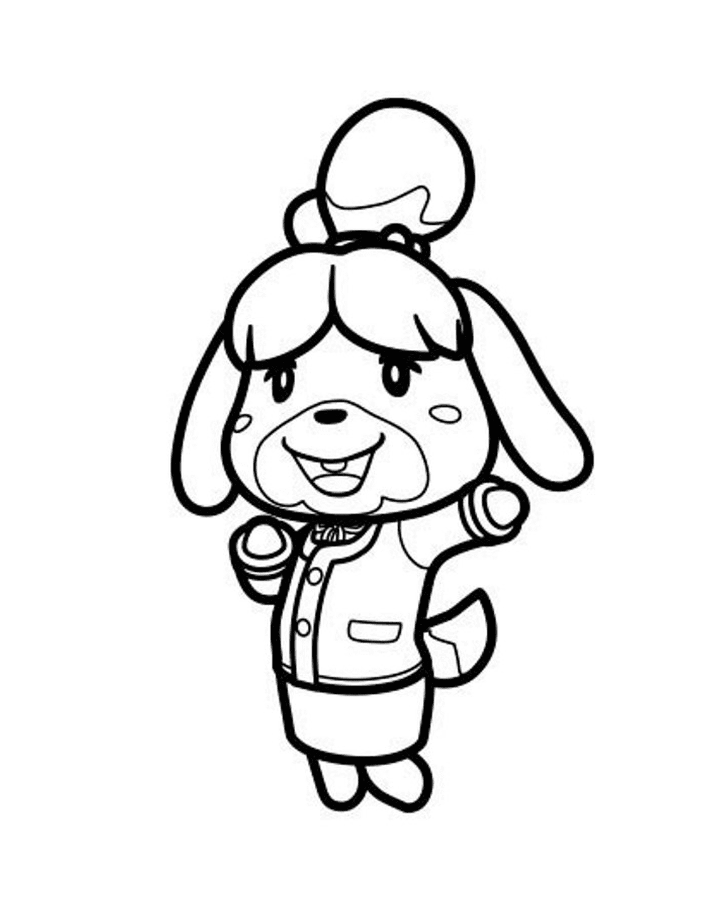  Marie, la stronza shih tzu di Animal Crossing, che sorride per la telecamera 
