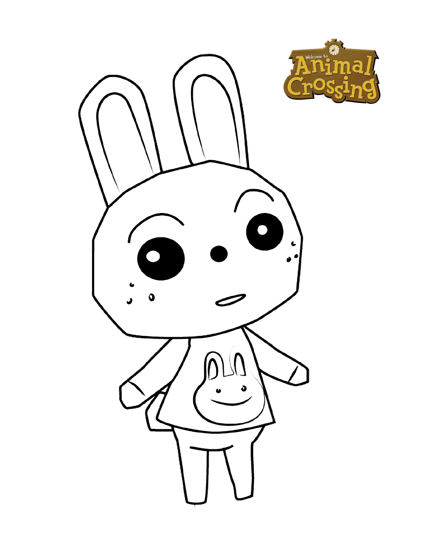  Ruby el conejo, conejo con una camiseta 