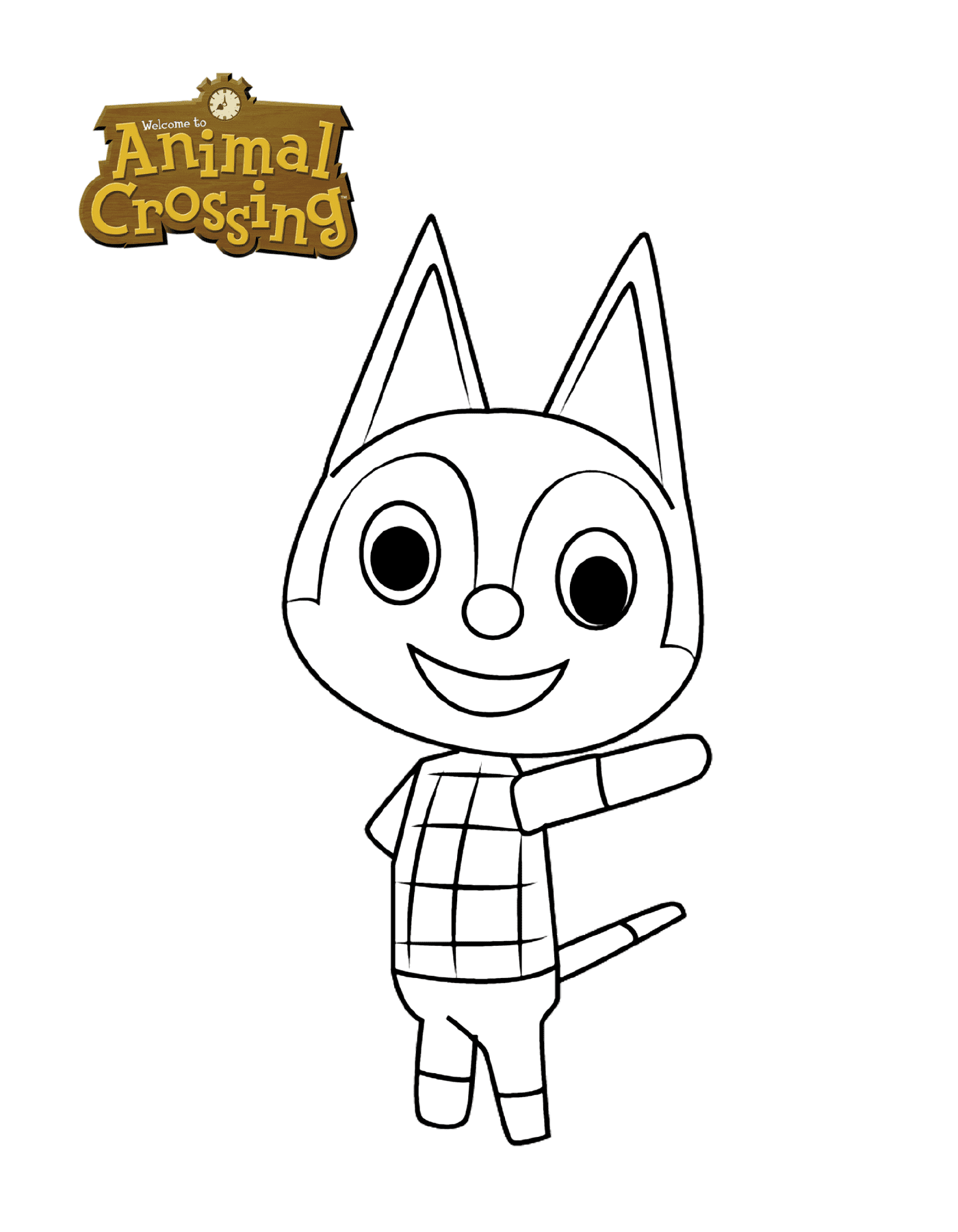  Rudy's Animal Crossing Katze 