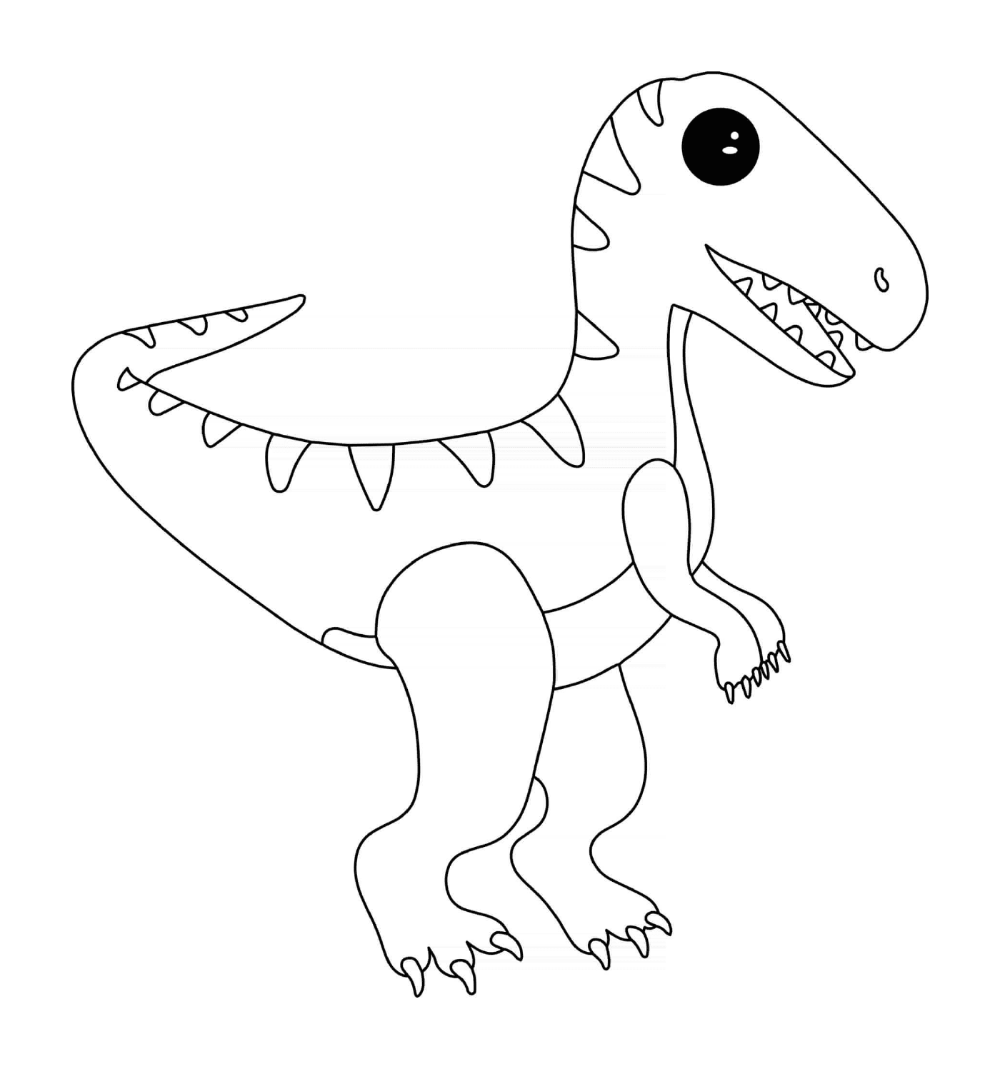  Little dinosaur Velociraptor 