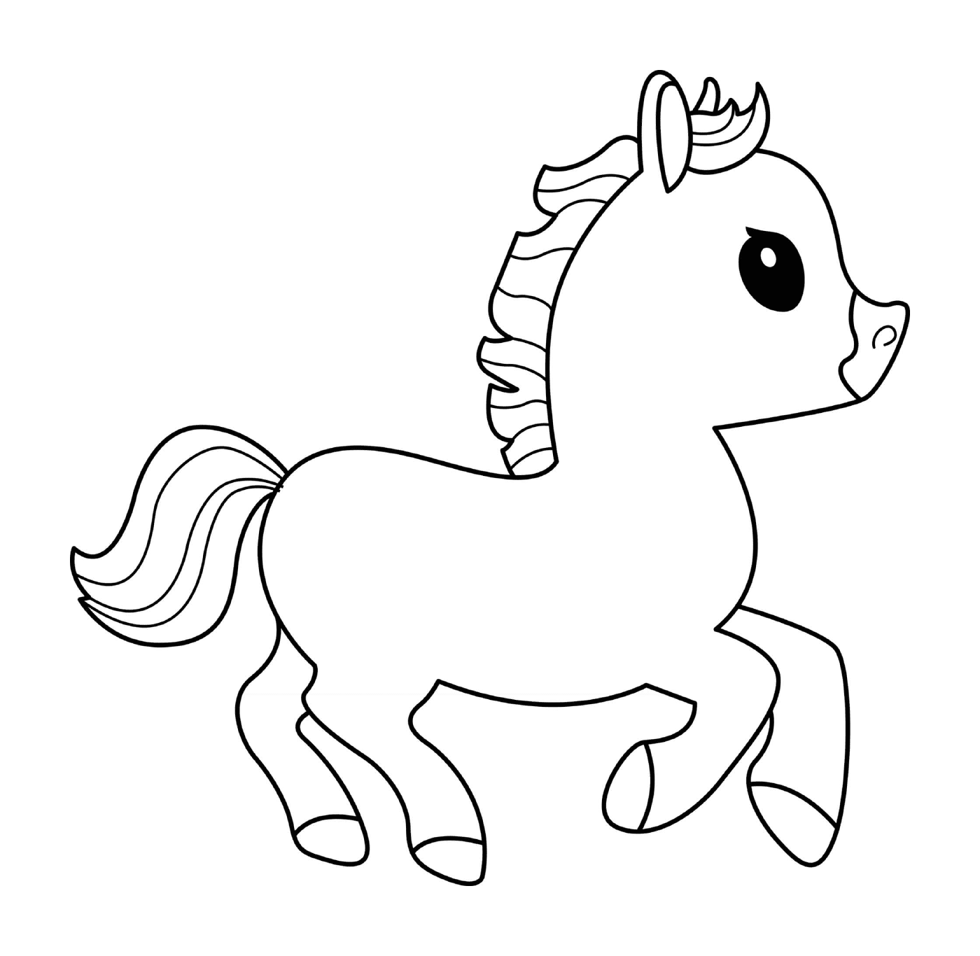  Cute pony horse 