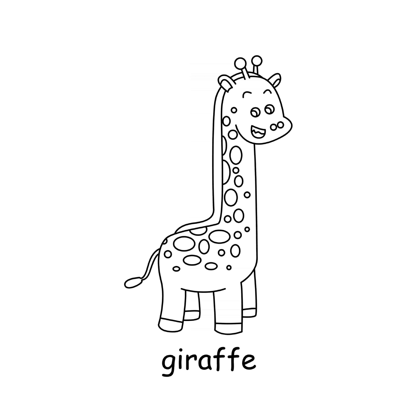  Zoológico salvaje de los animales de Girafe 
