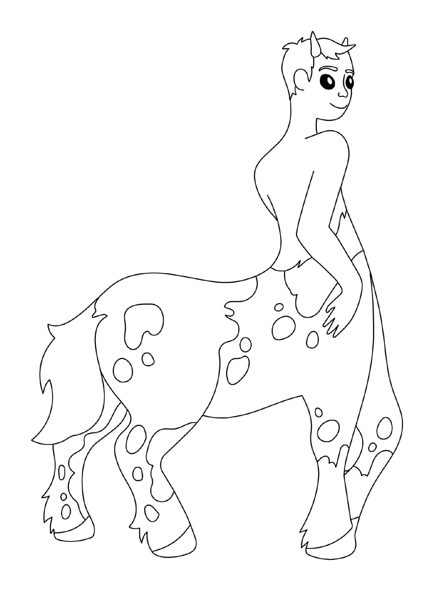  Mitologia greca a mezza cavalluccio di Centaur 
