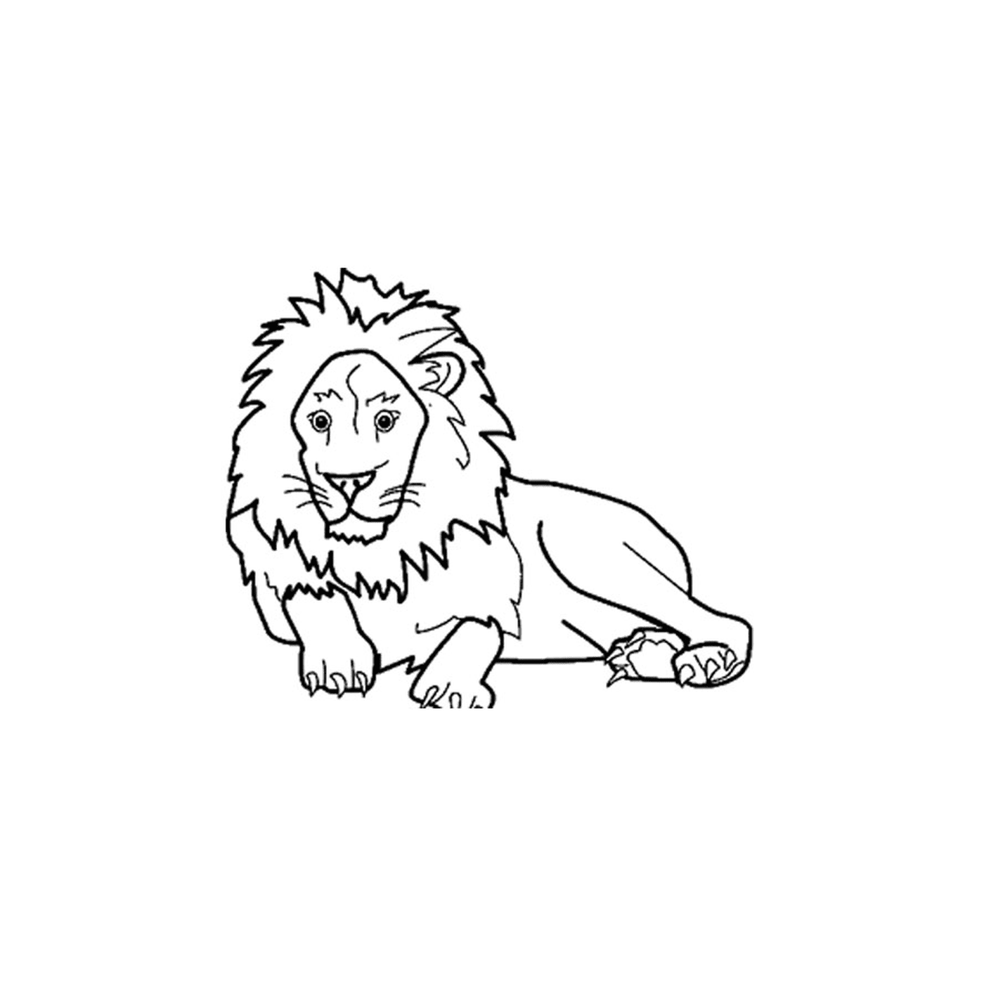  Ein Löwe 
