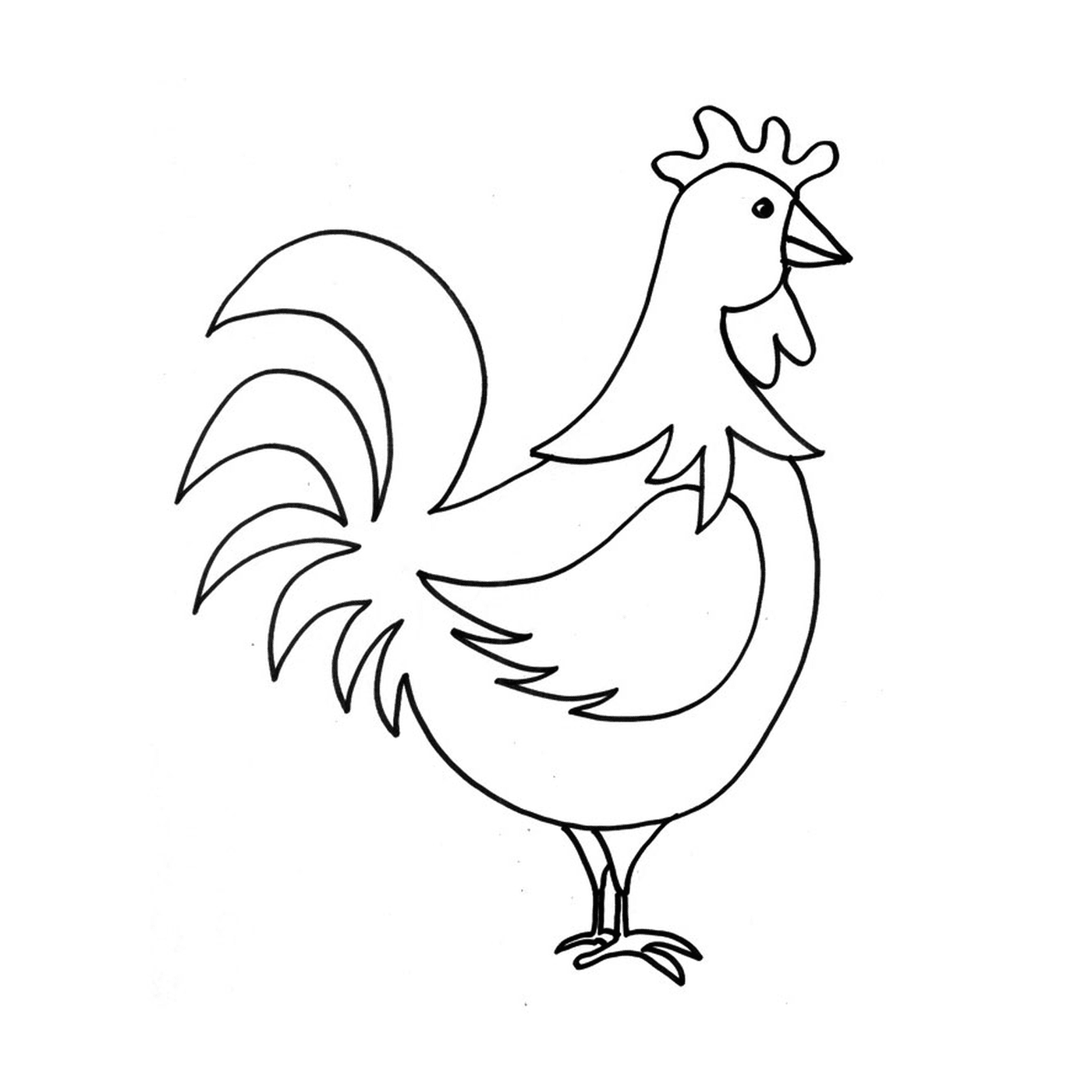  A rooster 