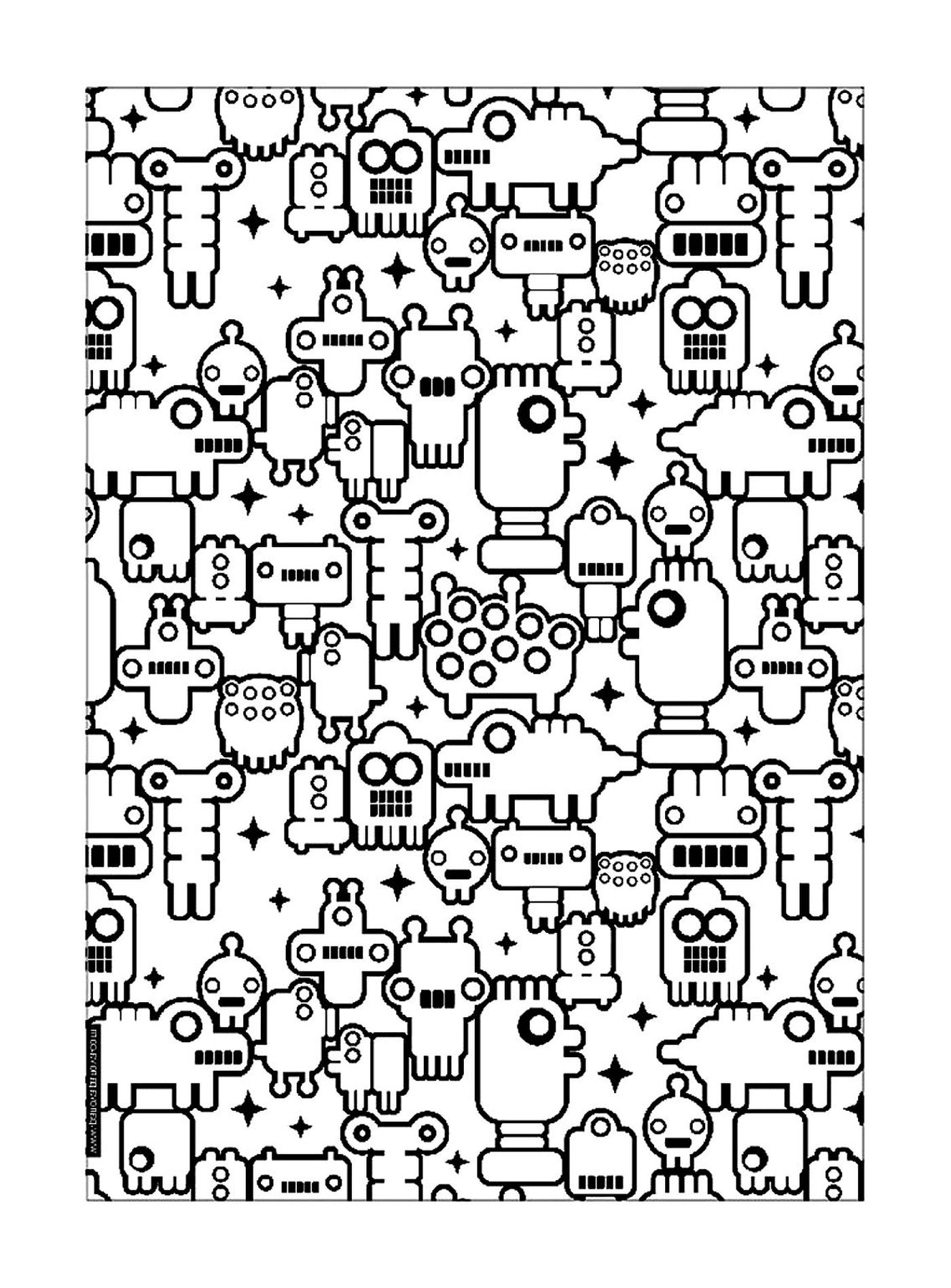  many robots 