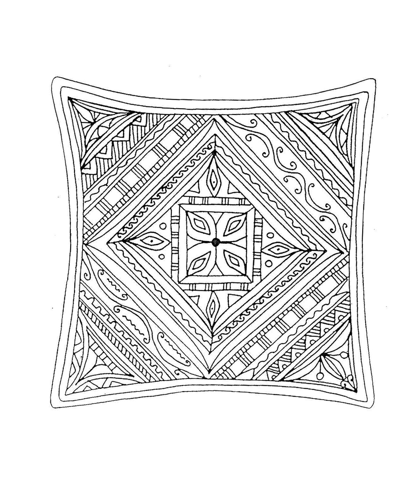  Image of a decorative cushion 