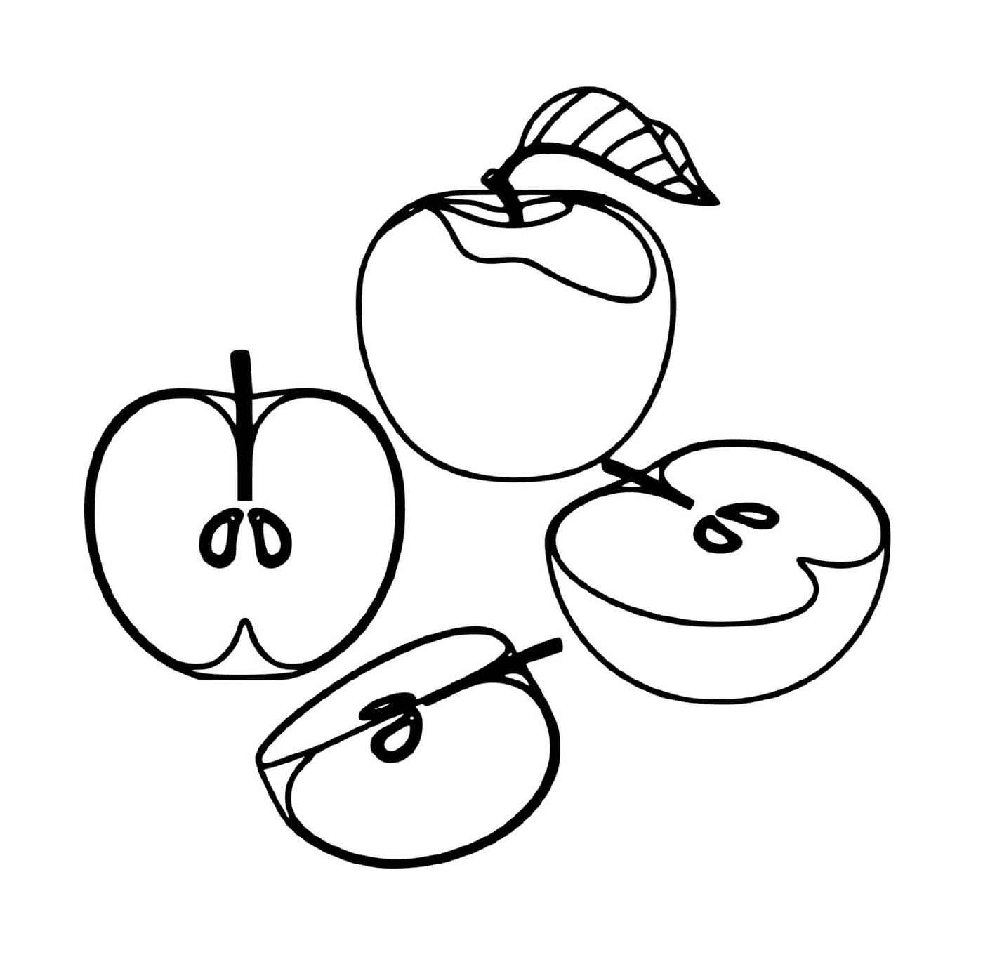  Manzanas deliciosas y jugosas 