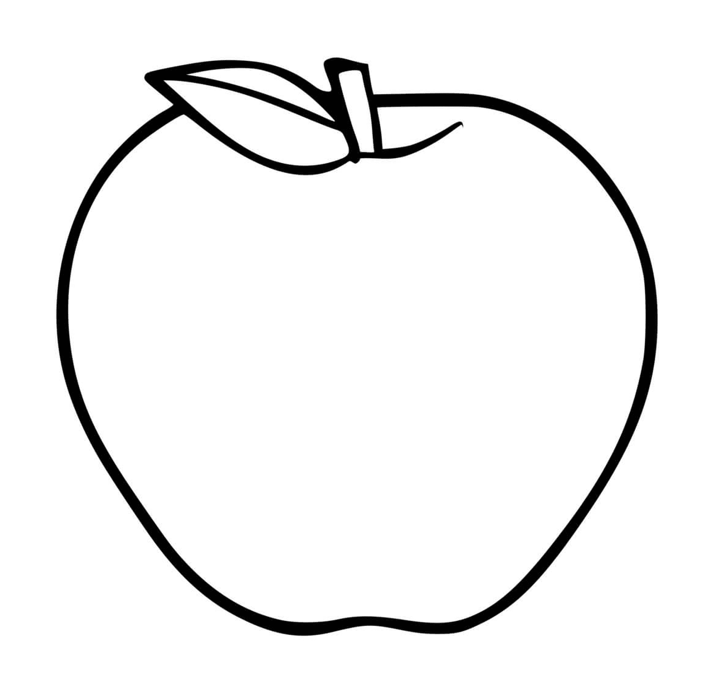  Apfel, hergestellt von einem Apfelbaum 
