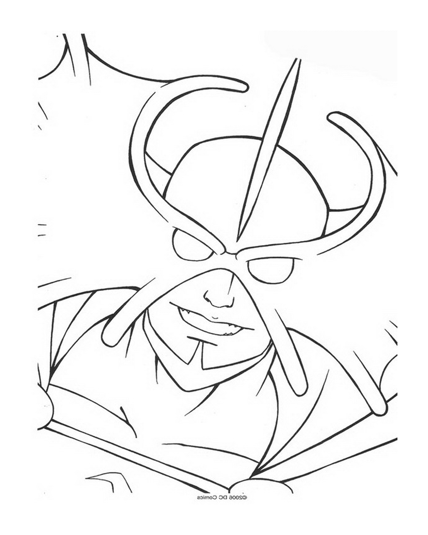  A man with horns 