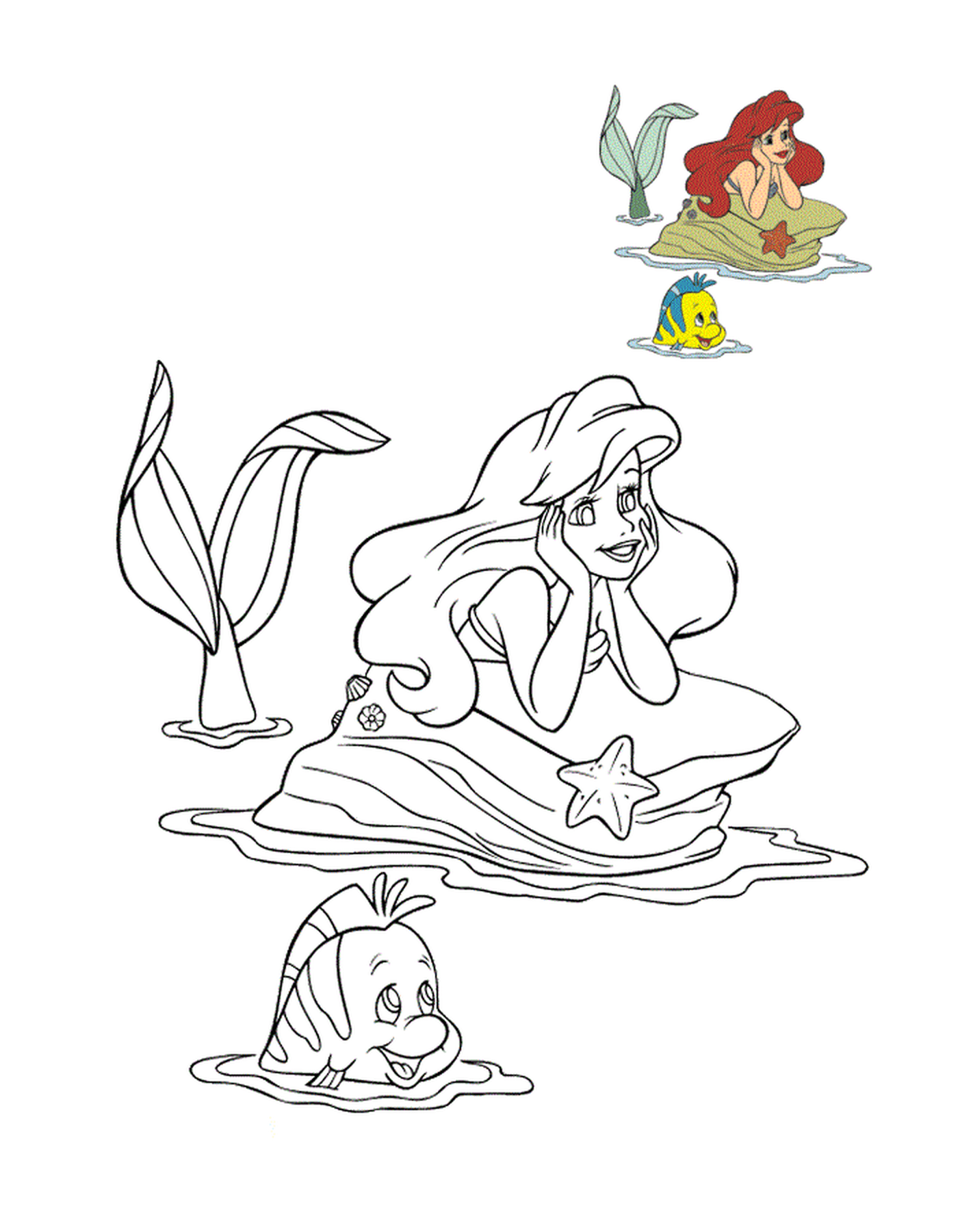  The Little Mermaid and Polochon 