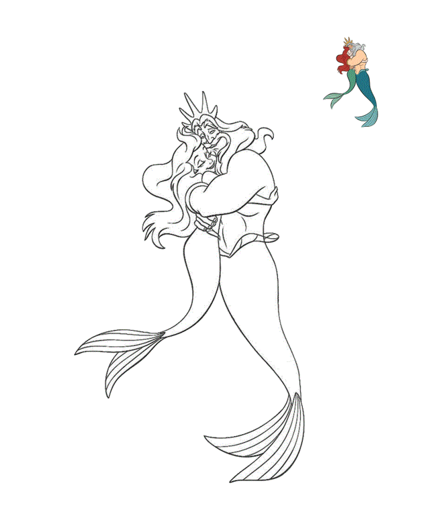  A woman in a mermaid suit 
