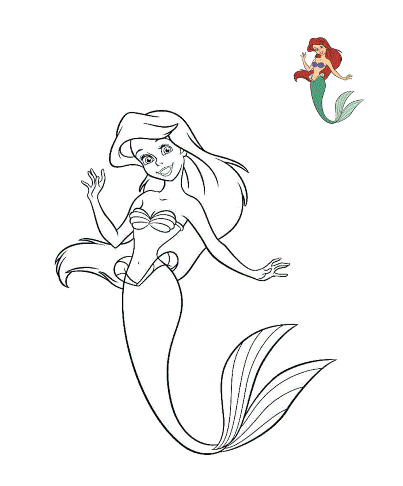  Ariel, Disney's little mermaid, princess 