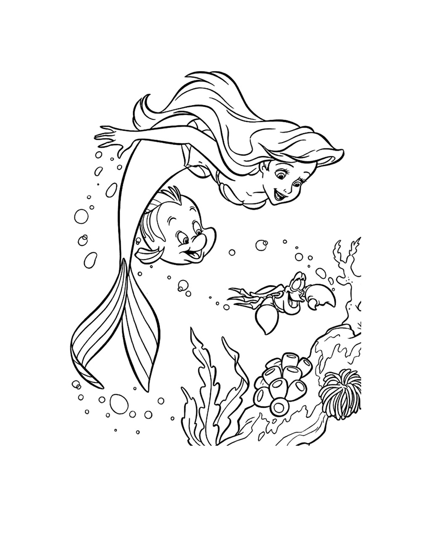  Una sirena e un pesce 