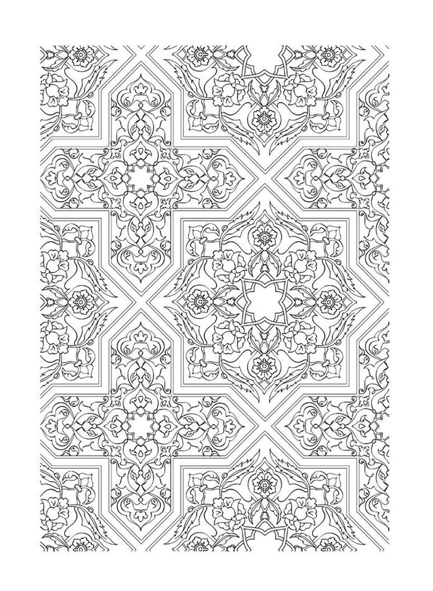  A complex and detailed pattern 