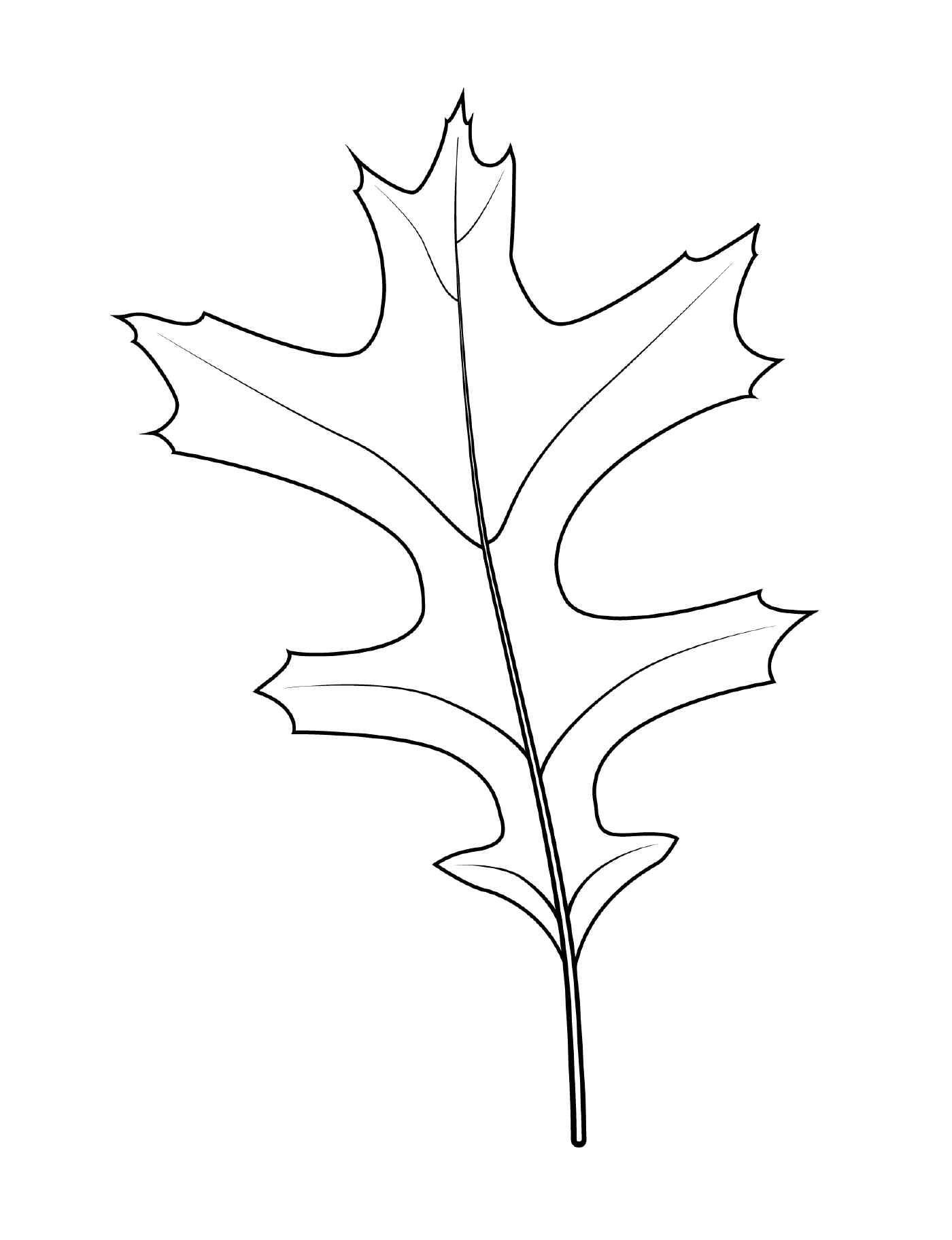  Oak leaf with dots 