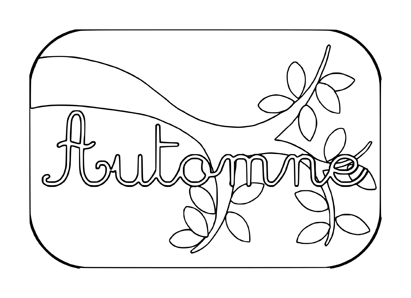An image of the word autumn