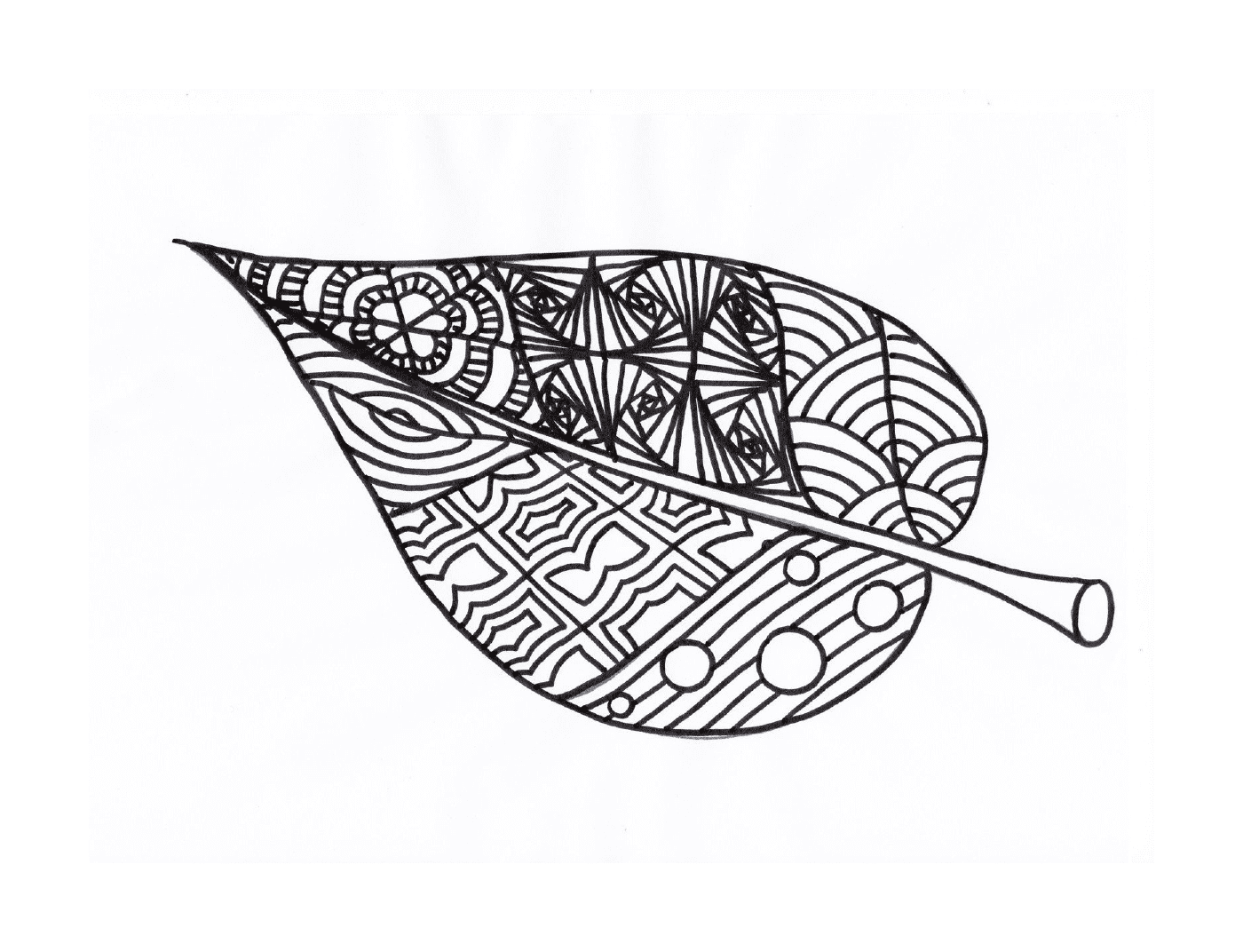  A leaf 