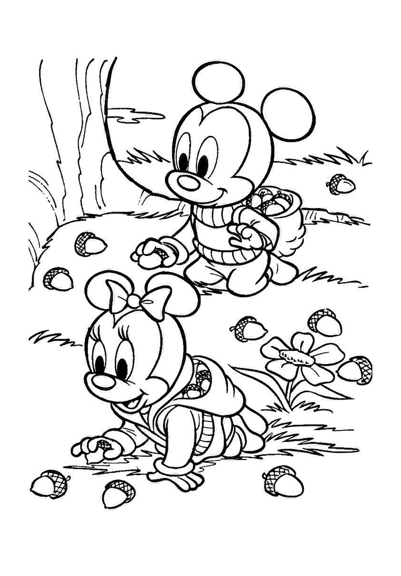  Un bambino di Minnie Mouse 