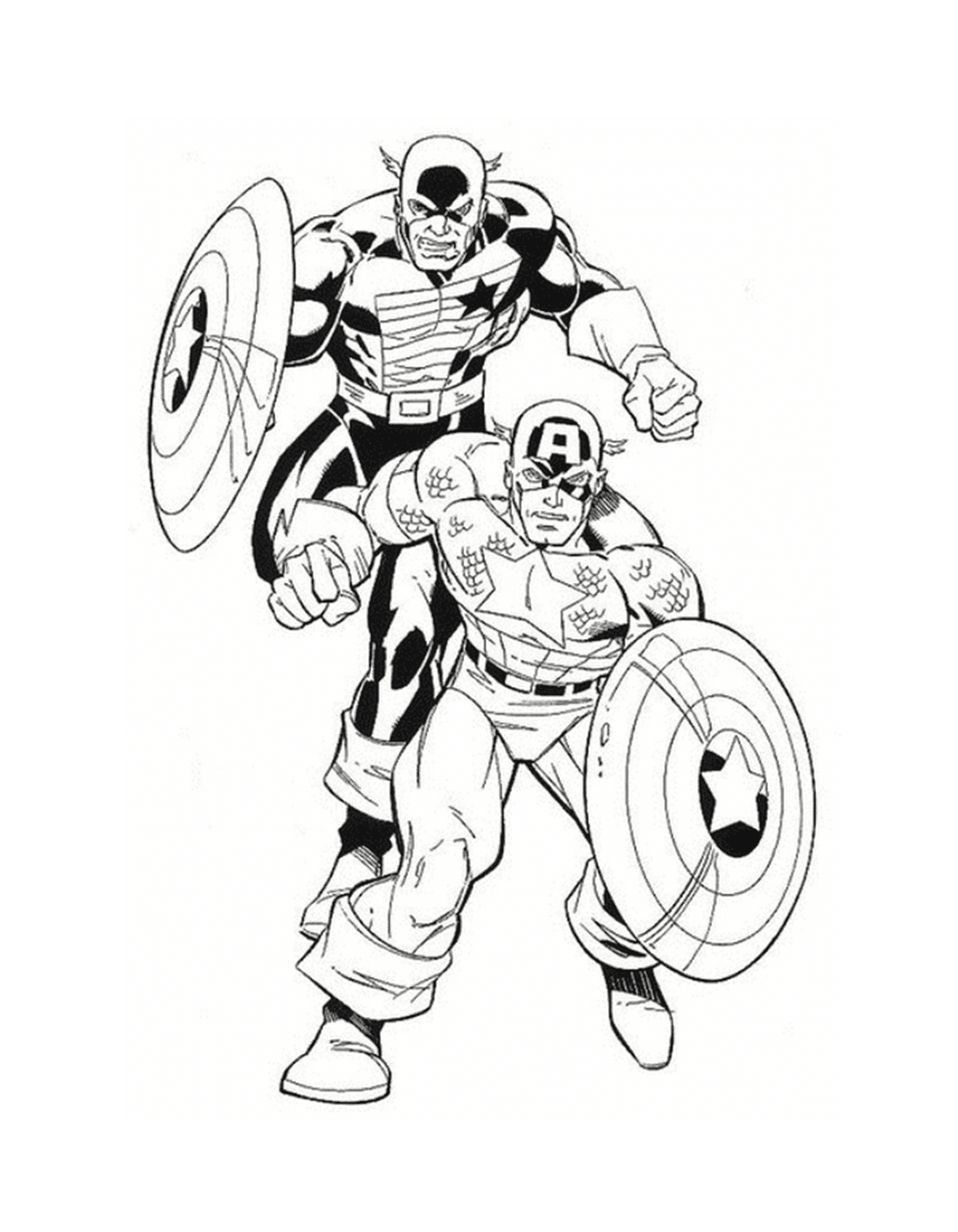  Two superheroes 