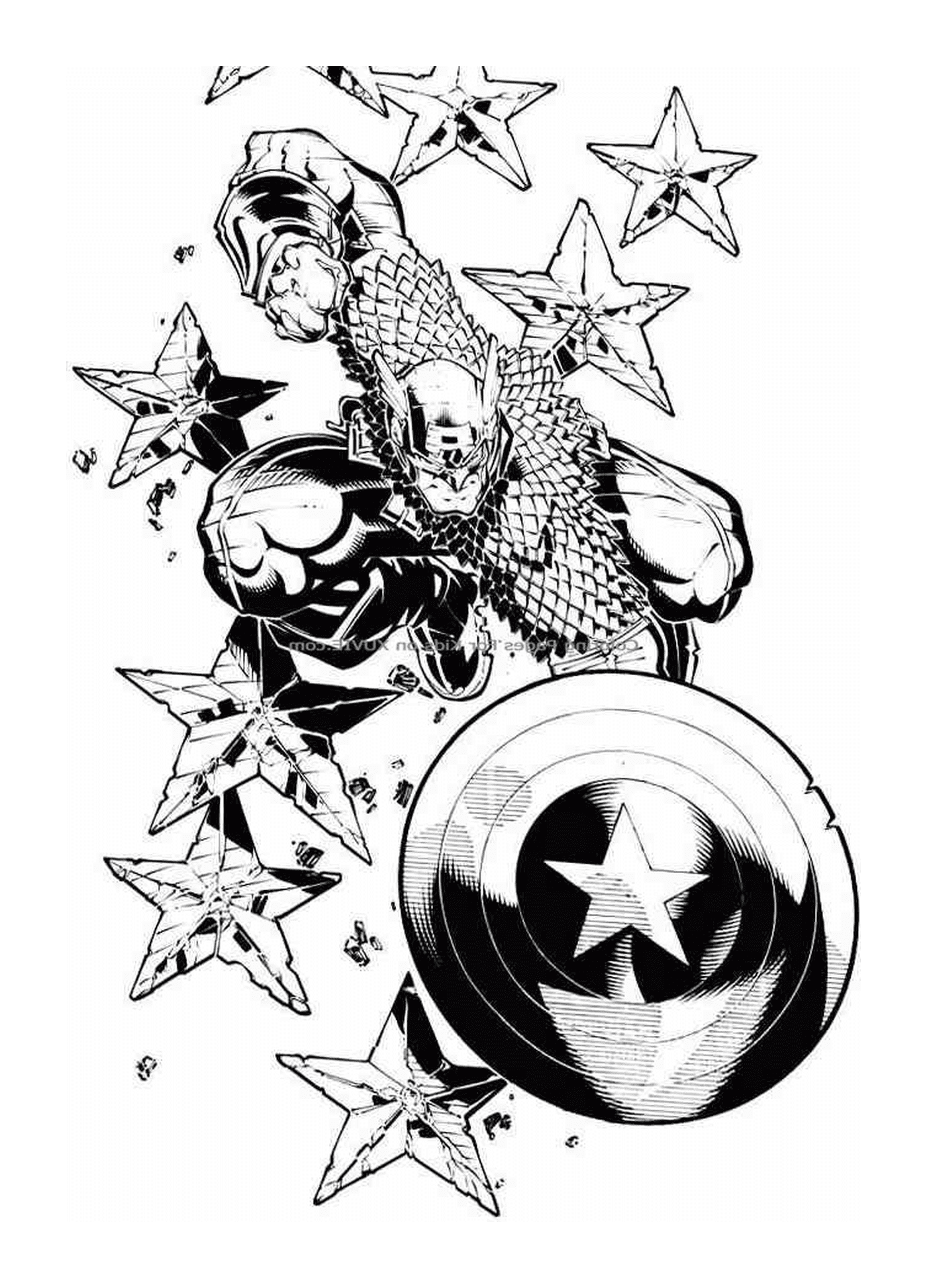  Imagen de un Capitán América 
