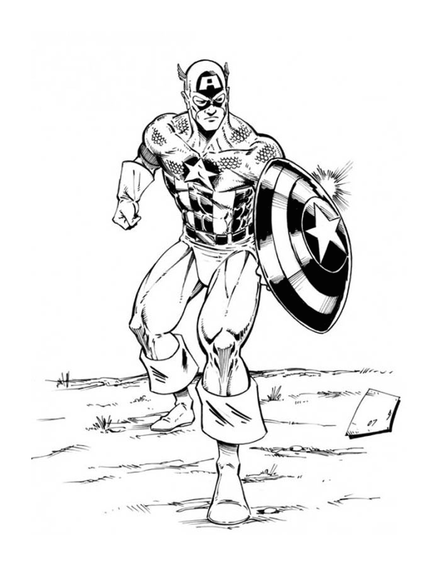  Imagen de un Capitán América 