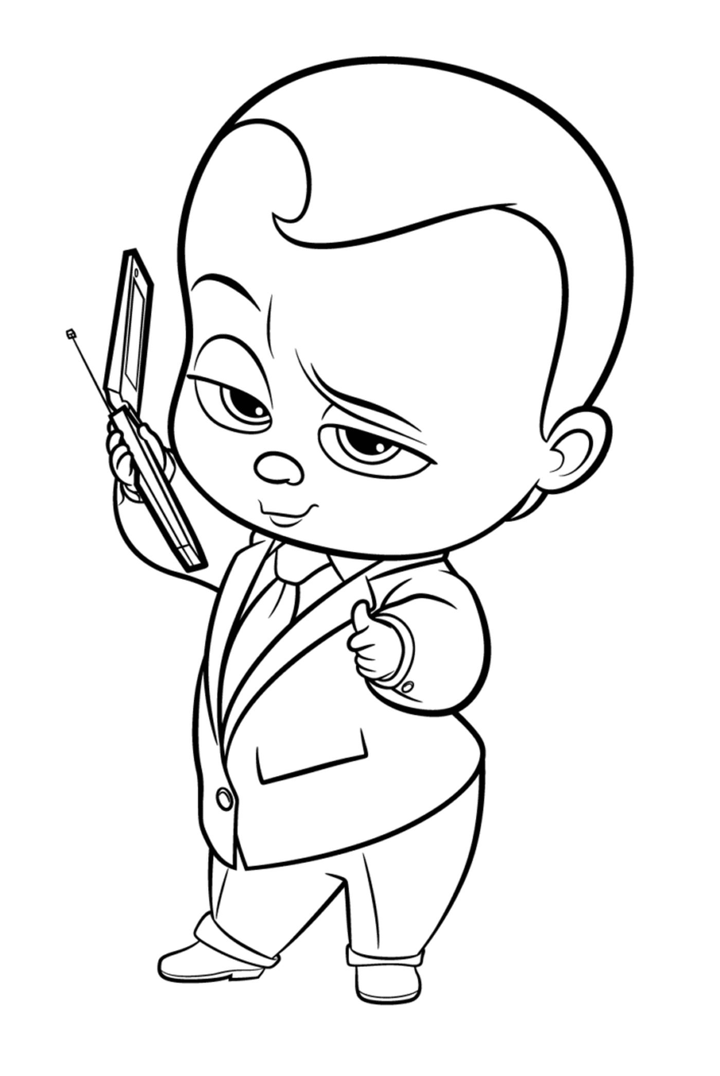 A boy holding a pair of scissors 