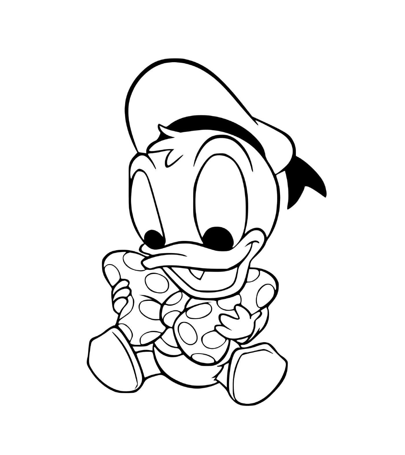  El bebé de Donald Duck Disney 