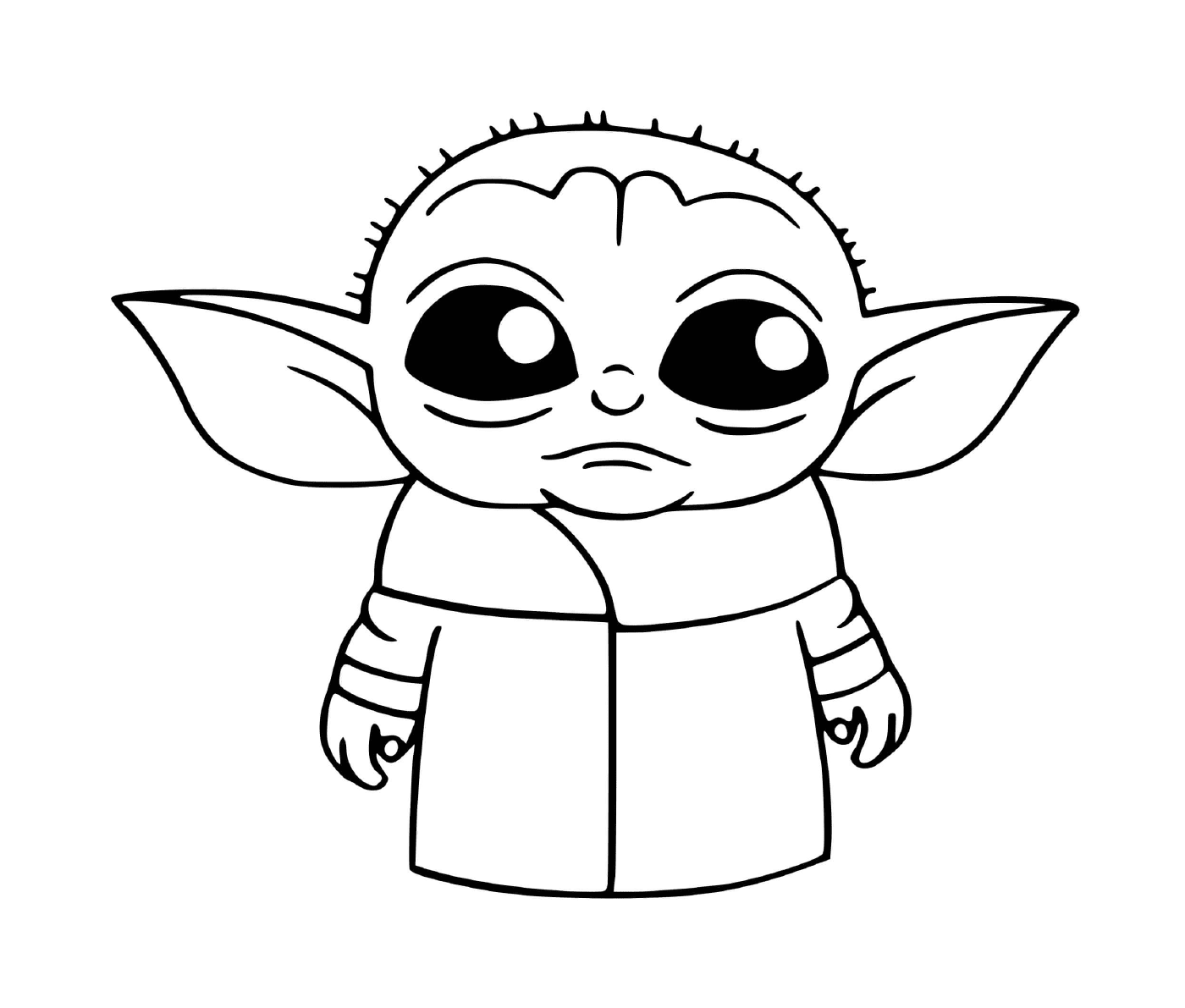  Yoda Neugeboren aus Mandalorian 