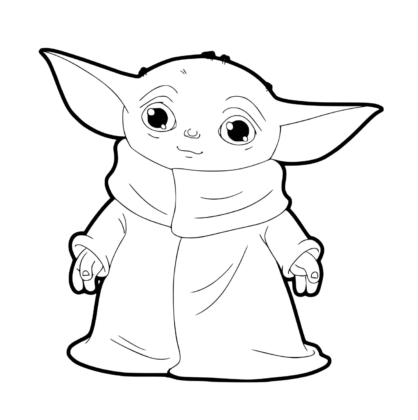  Baby Yoda di Mandalorian 