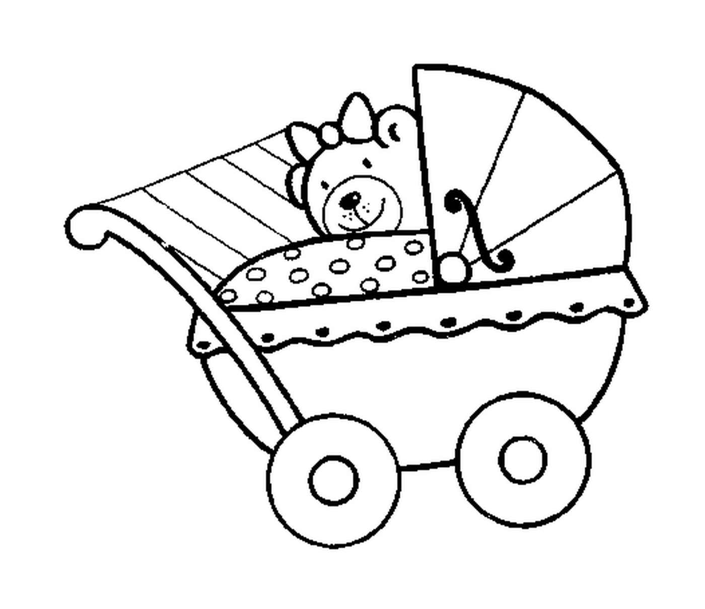 A baby stroller 