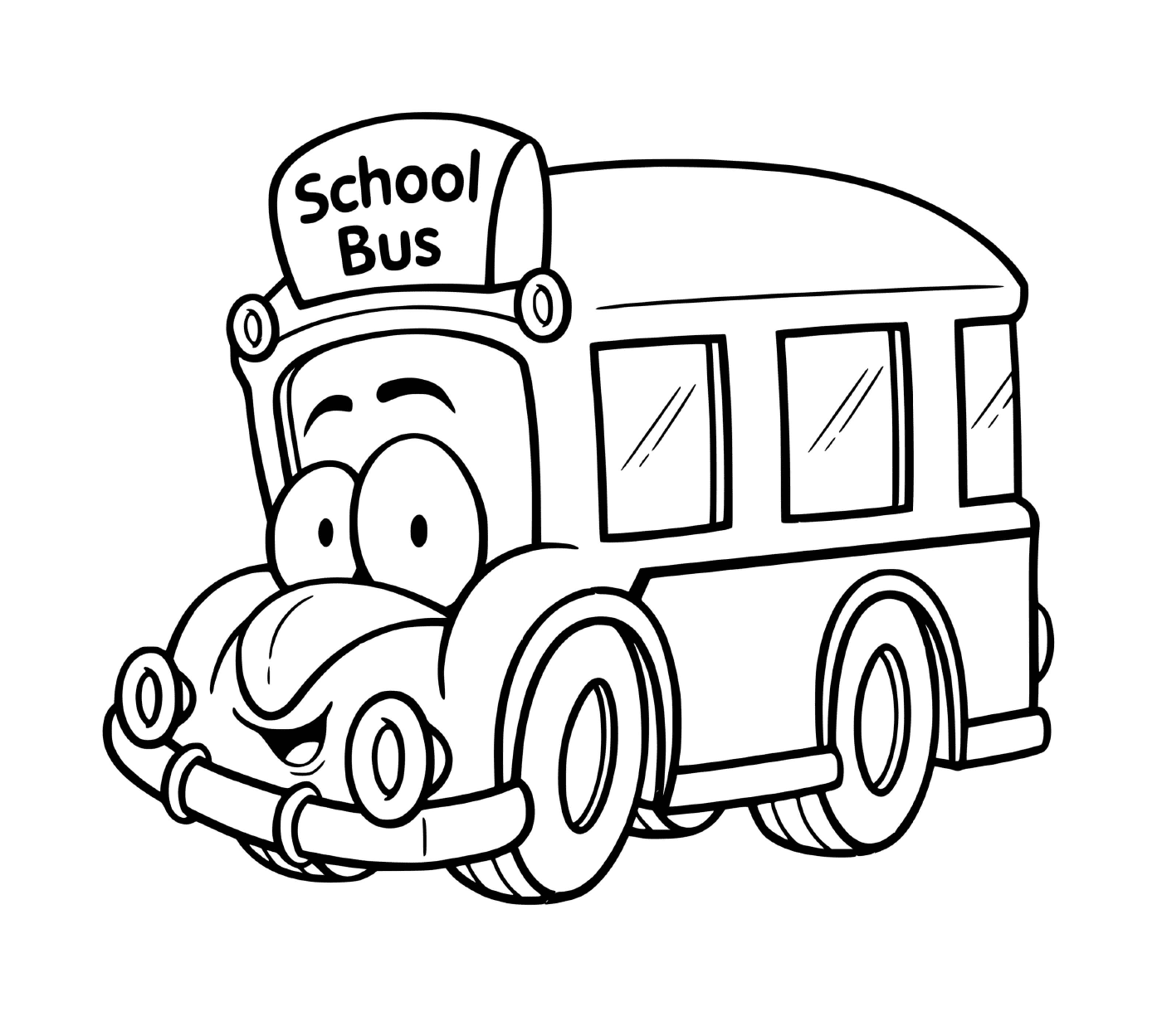  Nursery school bus for children 