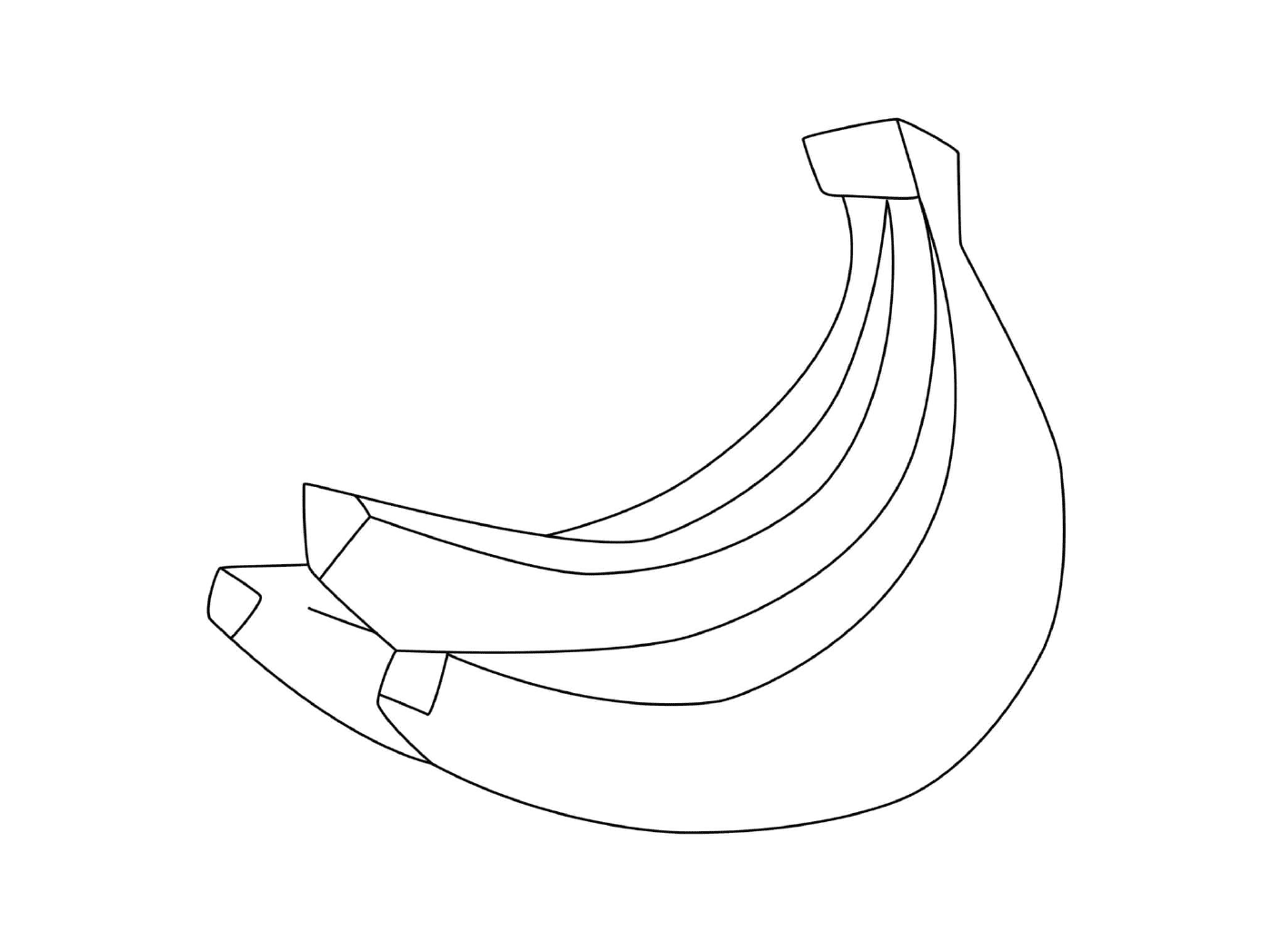  Un mucchio di banane su un tavolo 
