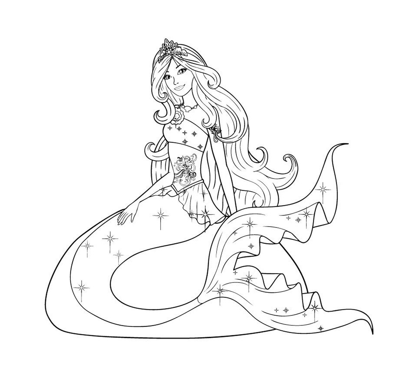  A mermaid 