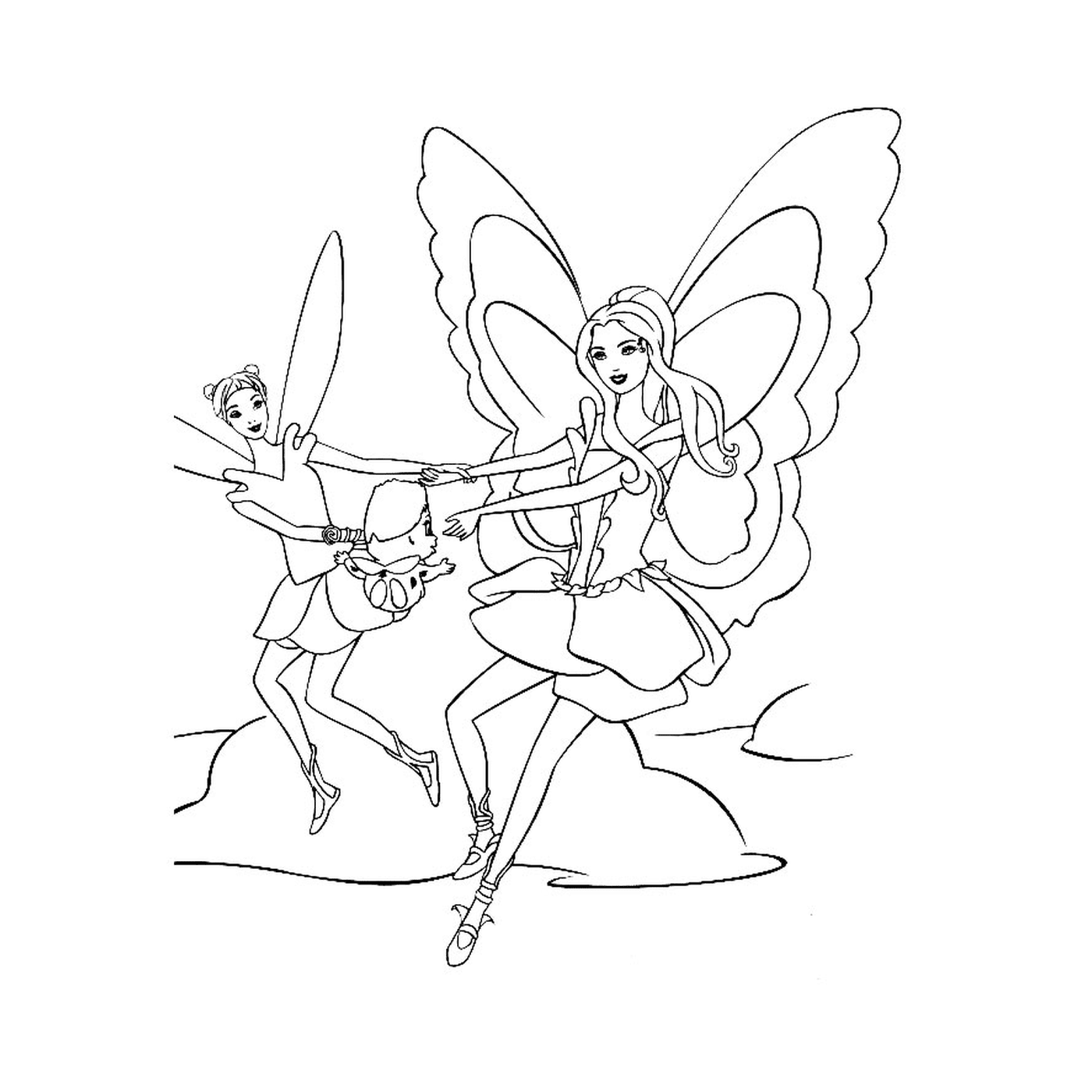  A fairy and a boy 