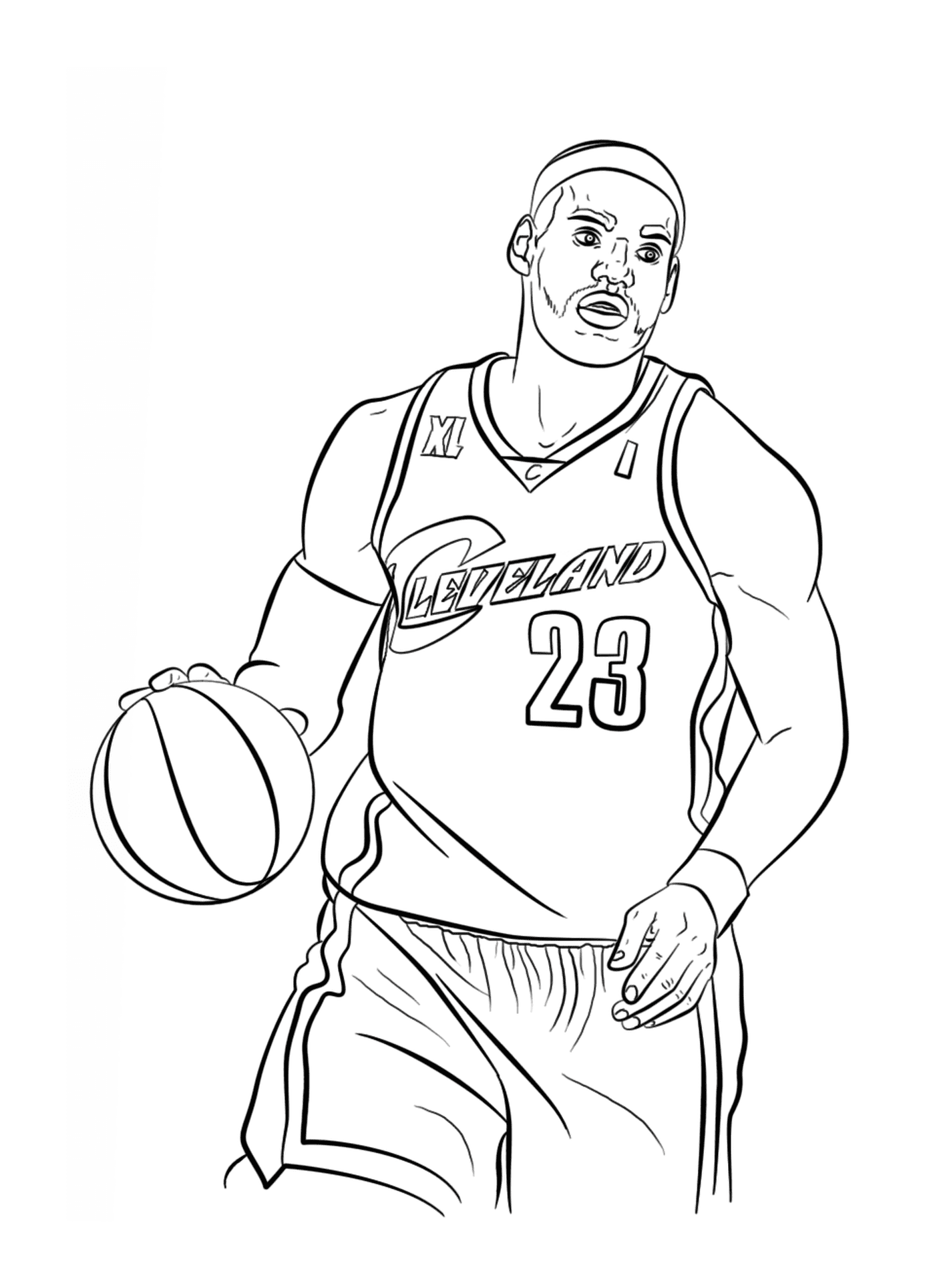  LeBron James, jugador de baloncesto de la NBA 